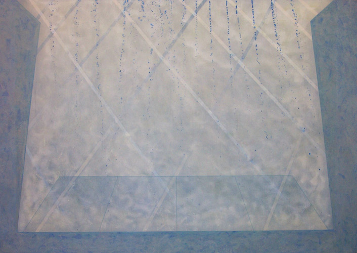 <First Impressions of Atlanta Series 1972 42 by 60 inches Acrylic on Canvas>