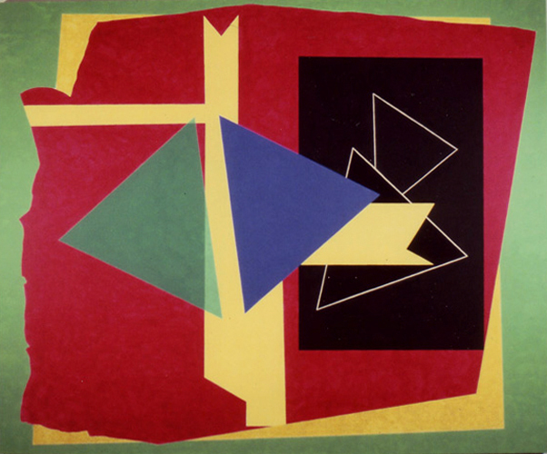 Inter_outer Sections 1975 76 by 80 inch acrylic on canvas painting