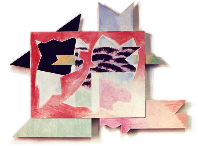 Inter_outer Sections 1975 76 by 80 inch acrylic on canvas painting