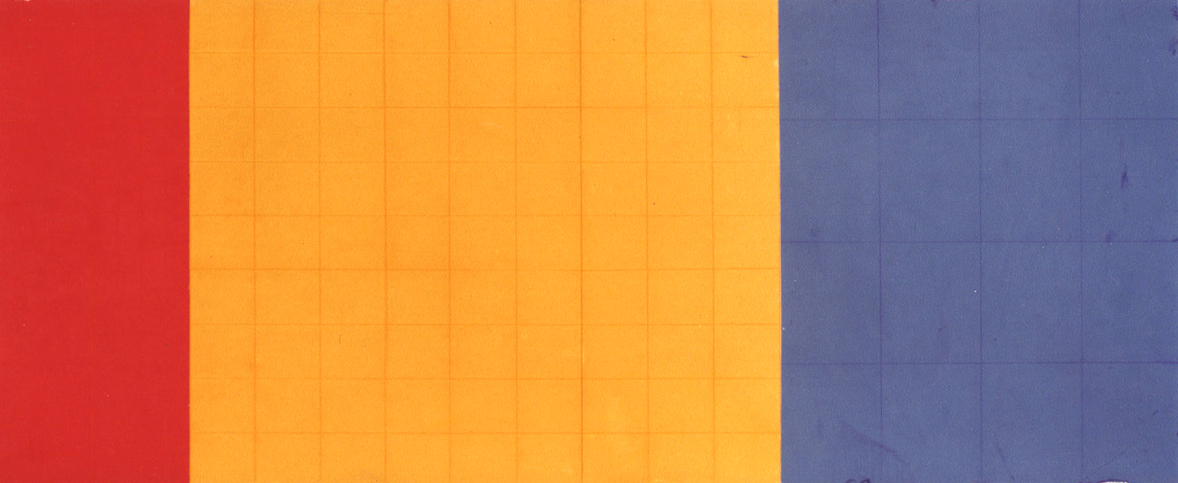 Inter_outer Sections 1975 76 by 80 inch acrylic on canvas painting
