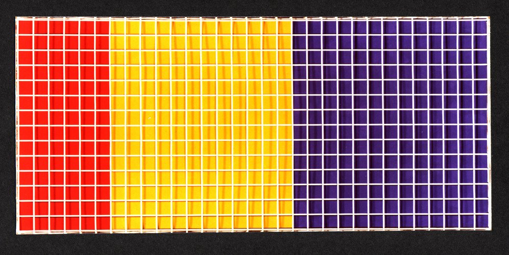 Inter_outer Sections 1975 76 by 80 inch acrylic on canvas painting