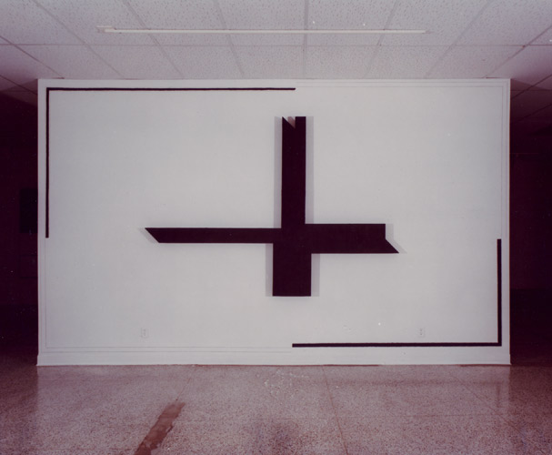 Inter_outer Sections 1975 76 by 80 inch acrylic on canvas painting