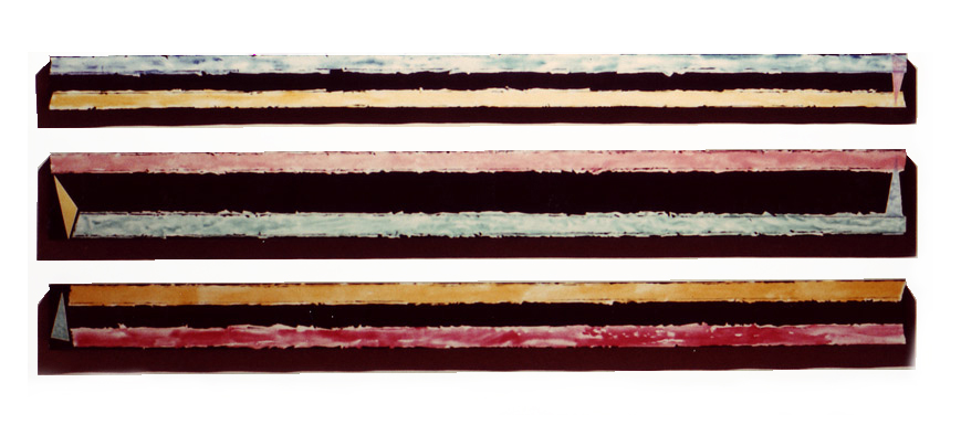 vista one 1981 84 by 96 inches Acrylic, canvas and wood